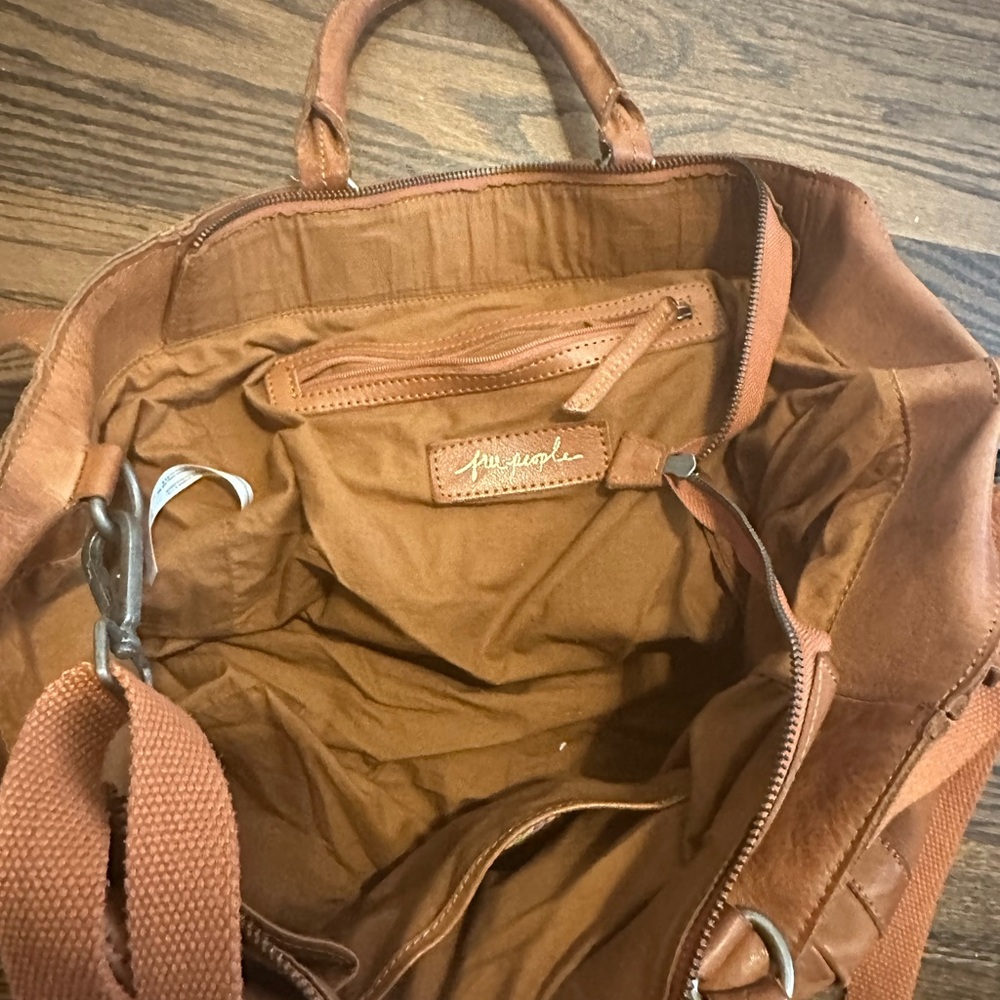 Free People Leslie Leather Tote - Picture 5 of 13